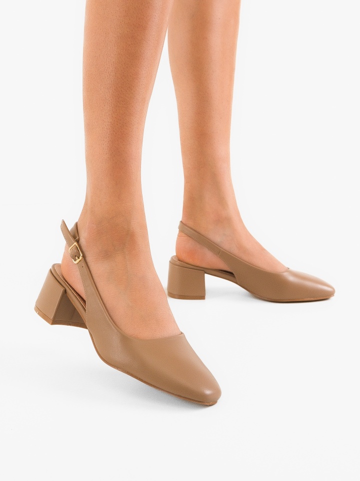 Pantofi dama Kheian Bej
