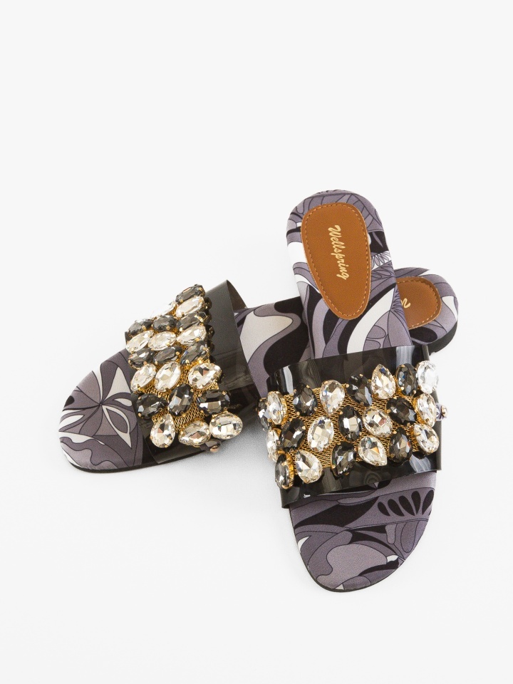 Papuci dama Perly Negri