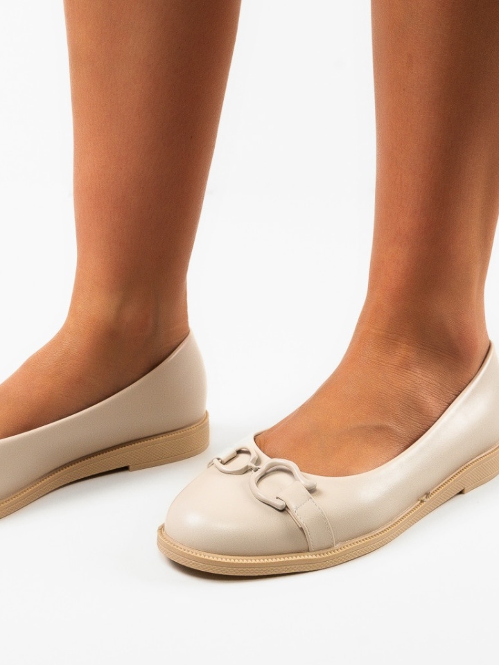 Pantofi casual dama Starry Bej