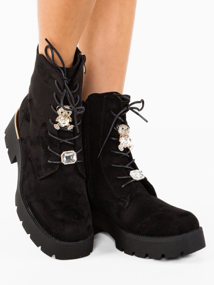 Ghete dama Quinn Negre 2