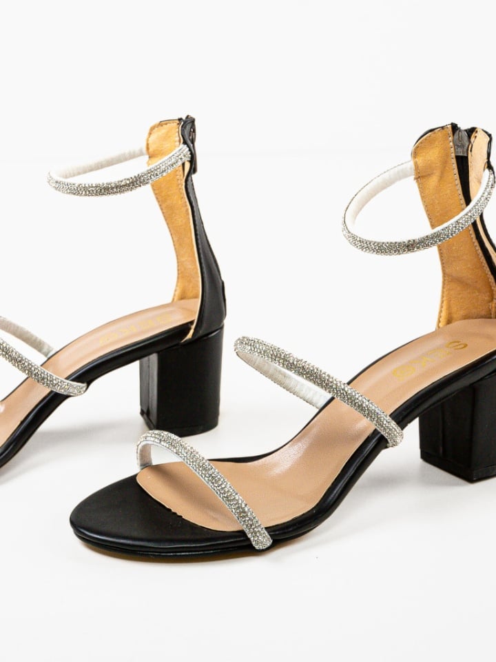 Sandale cu toc Adykam Aurii