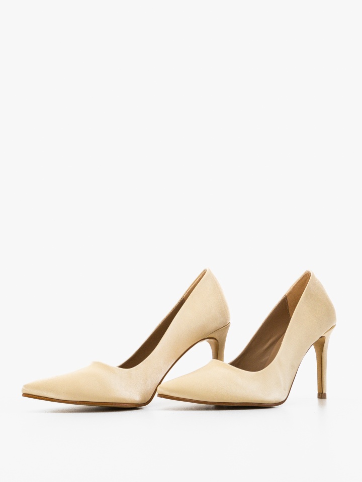 Pantofi cu toc Weps Bej 4