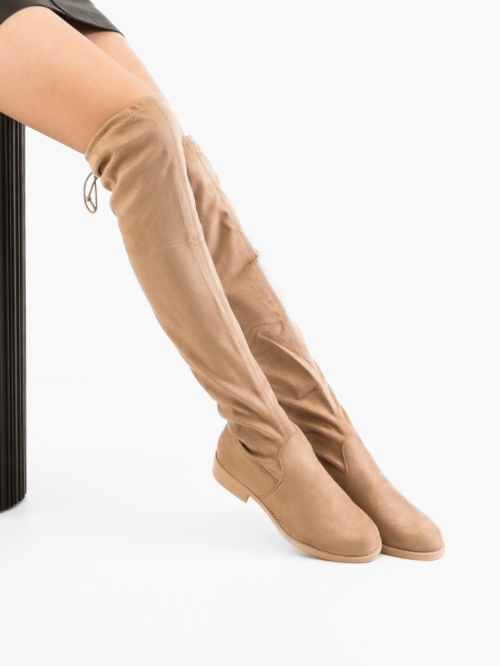 Cizme dama Ohmery Bej