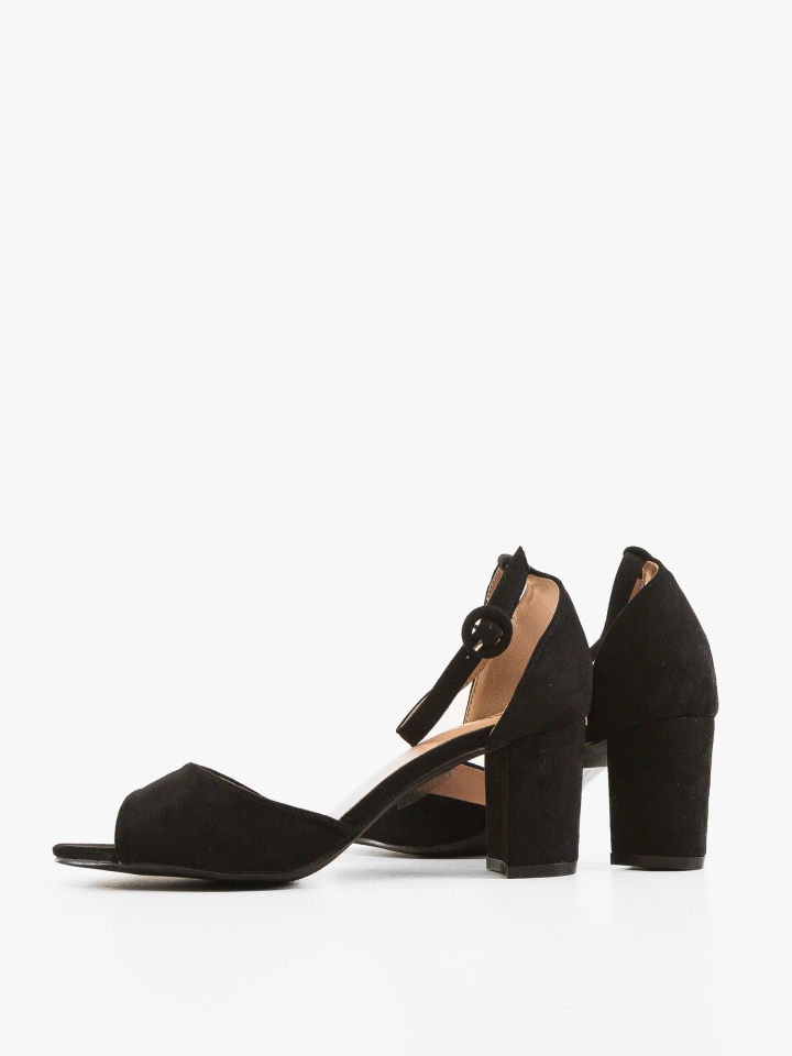 Sandale cu toc Duncan Bej