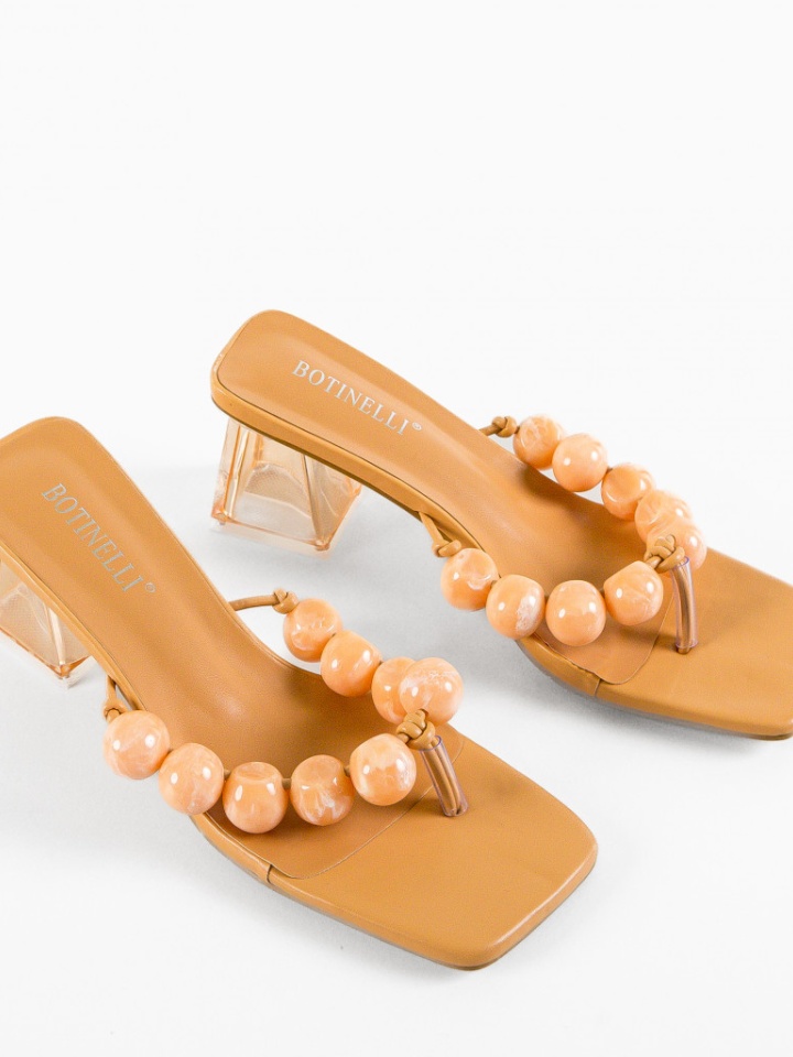 Saboti cu toc Champ Roz