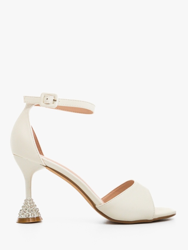 Sandale cu toc Merkato Negre