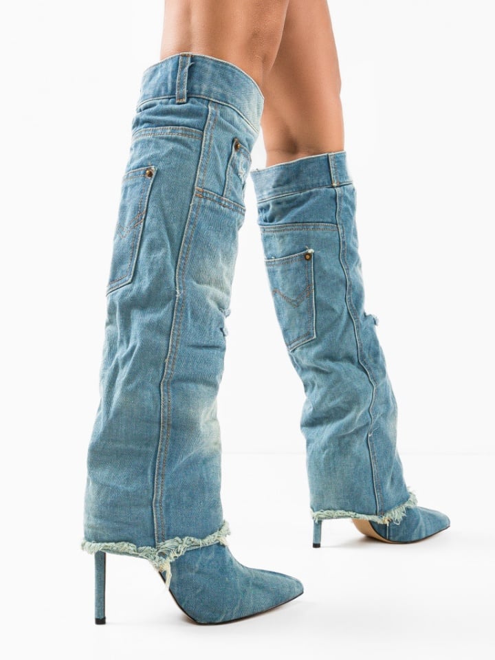 Cizme dama Outback Albastre 2