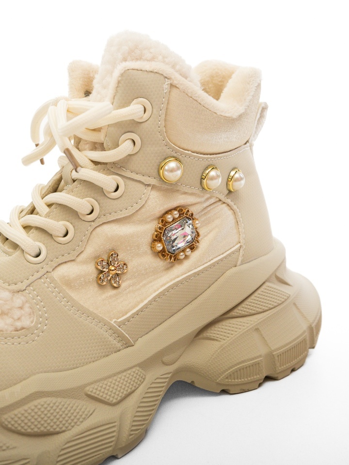 Sneakers dama Erbazy Bej