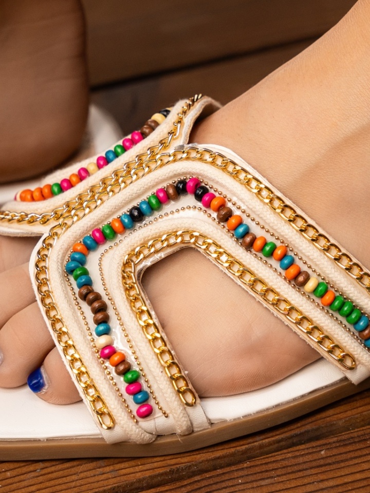 Papuci dama Hanna Khaki