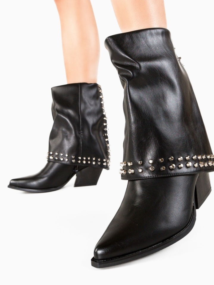 Botine dama Floor Negre