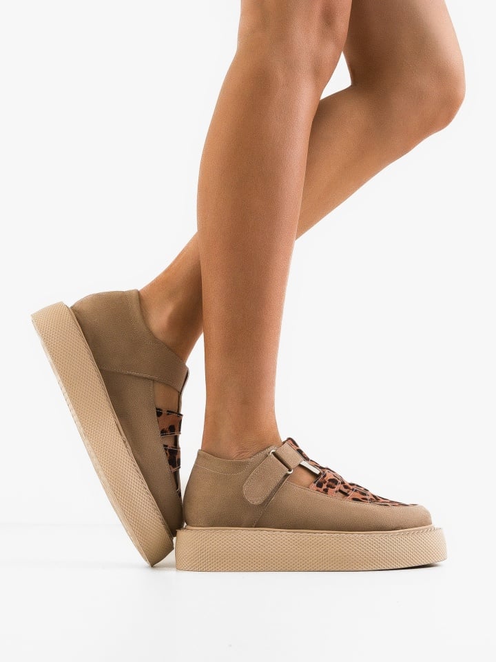 Pantofi Casual Gryndy Bej