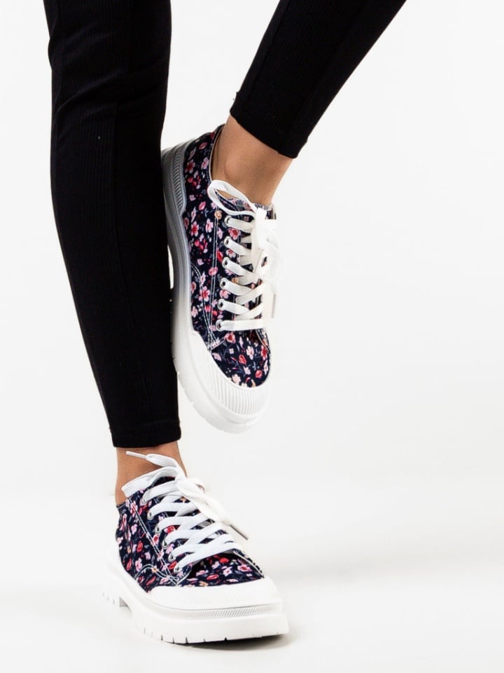 Sneakers dama Niamh Bleumarin