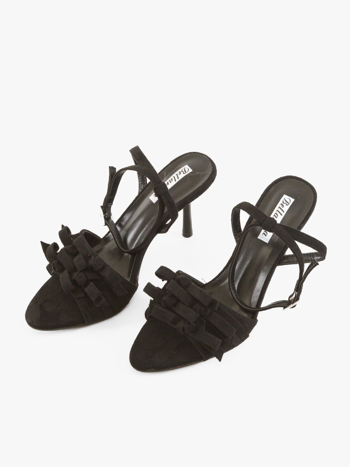 Sandale cu toc Devon Negre