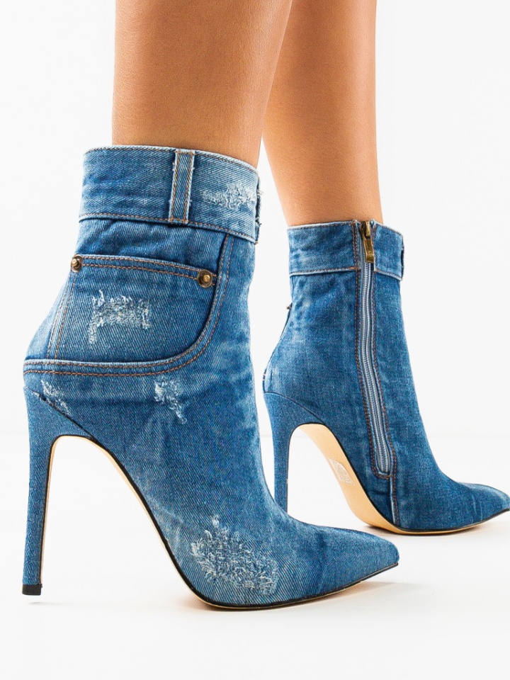 Botine dama Sharkbay Negre