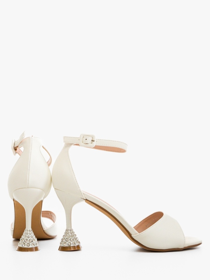 Sandale cu toc Merkato Negre