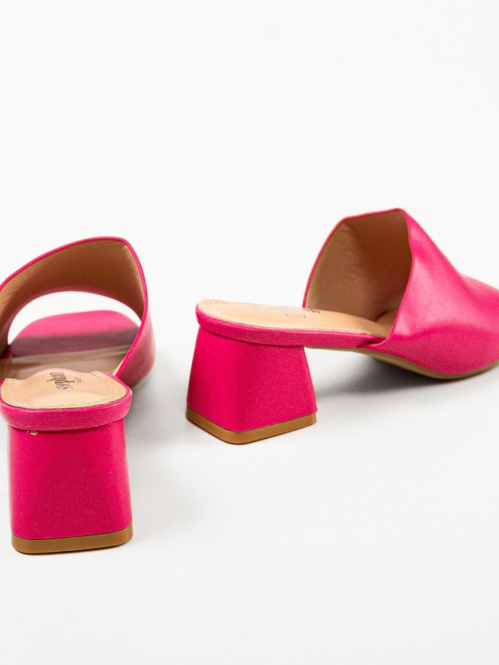 Saboti cu toc Bayane Fuchsia