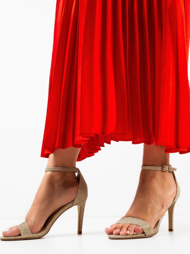 Sandale cu toc Ayrane Negre