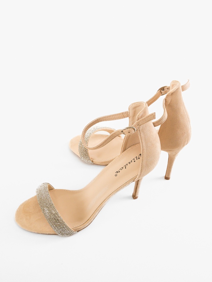 Sandale cu toc Riya Fuchsia