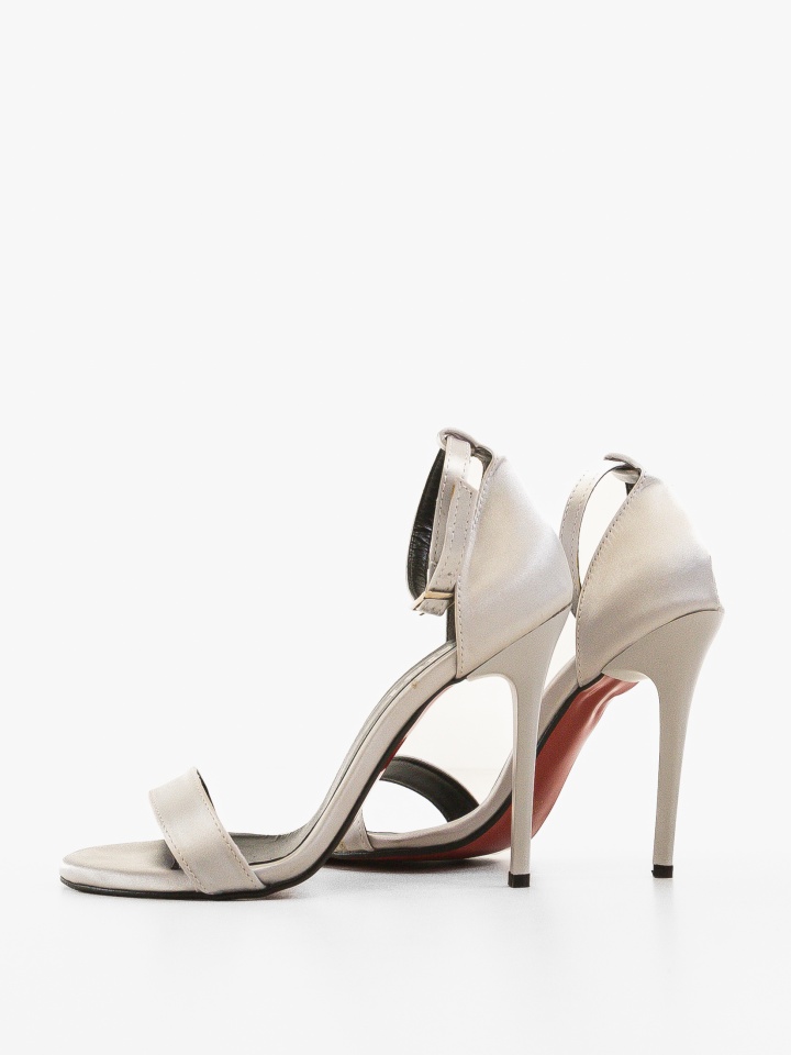 Sandale cu toc Pihana Gri