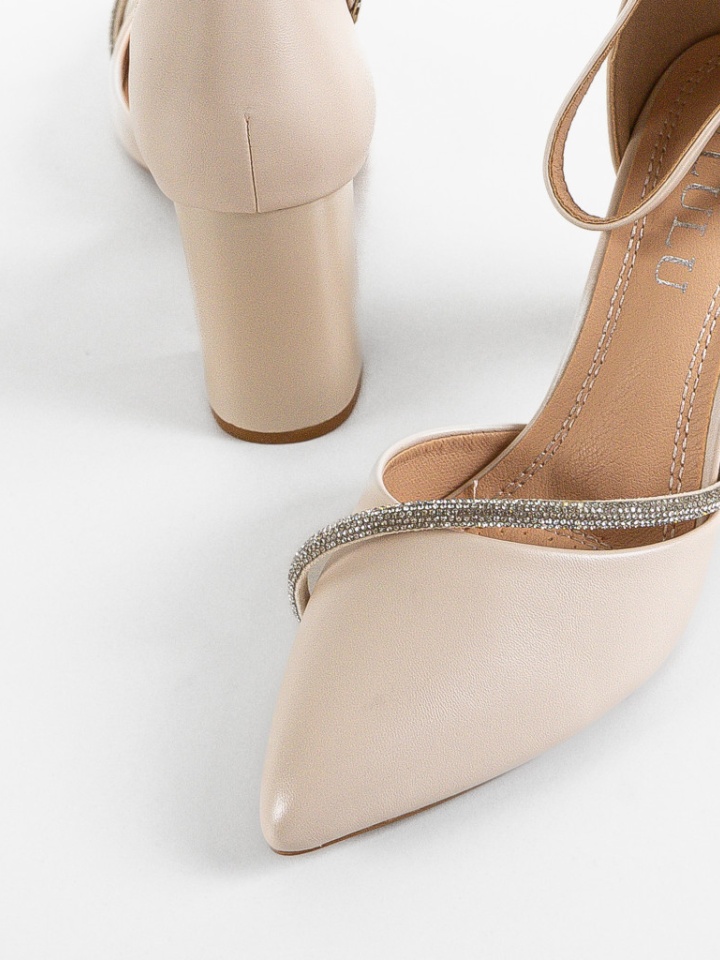 Pantofi dama Dem Bej 3