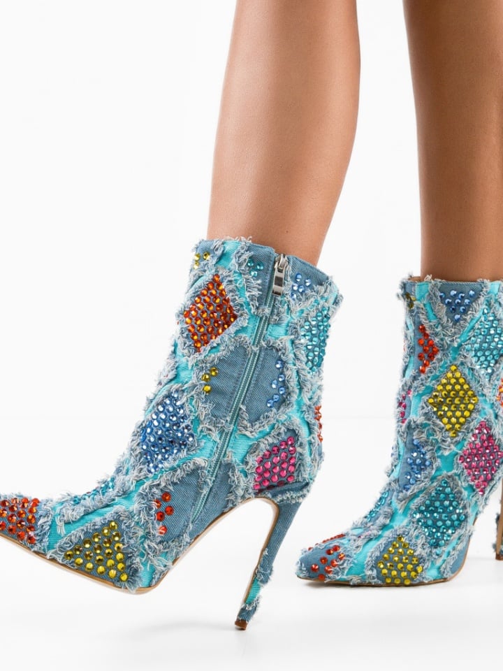 Botine dama Ruomba Albastre