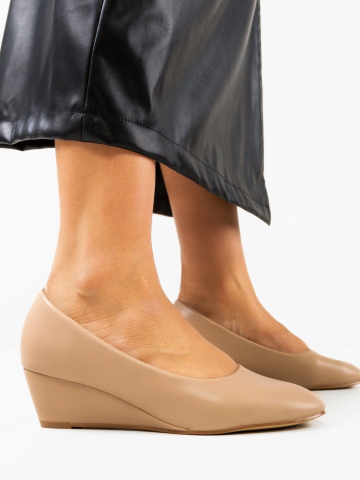 Platforme dama Melborne Camel