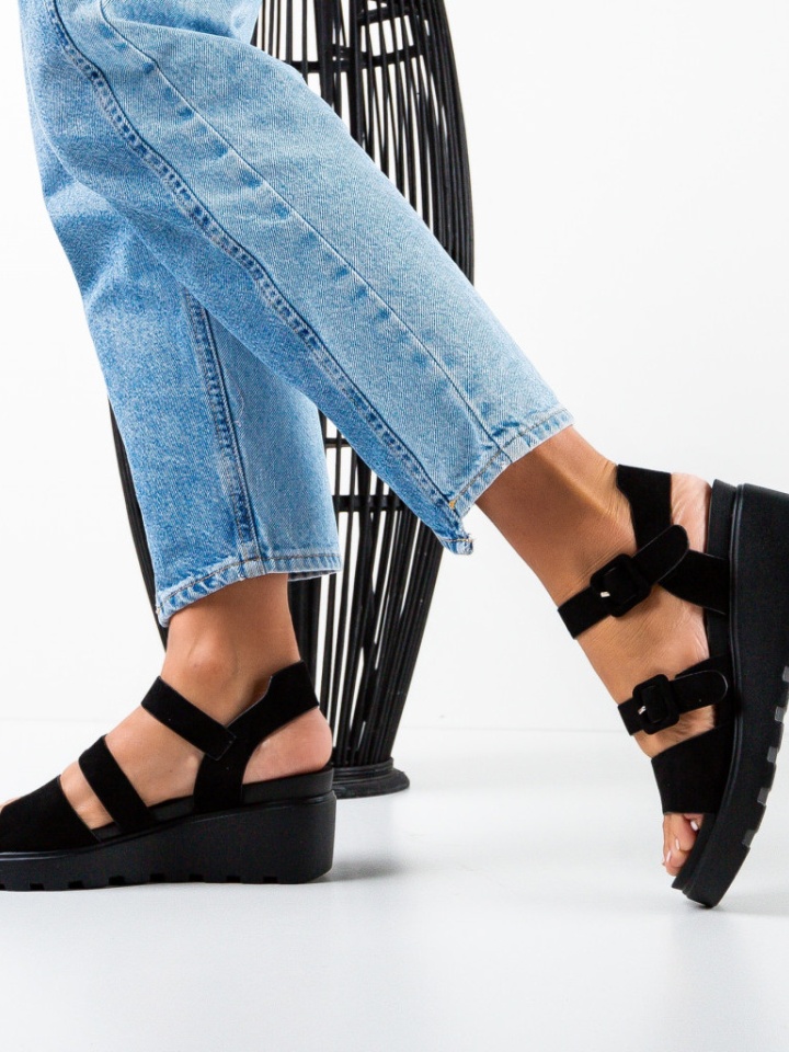 Sandale dama Lumia Negre