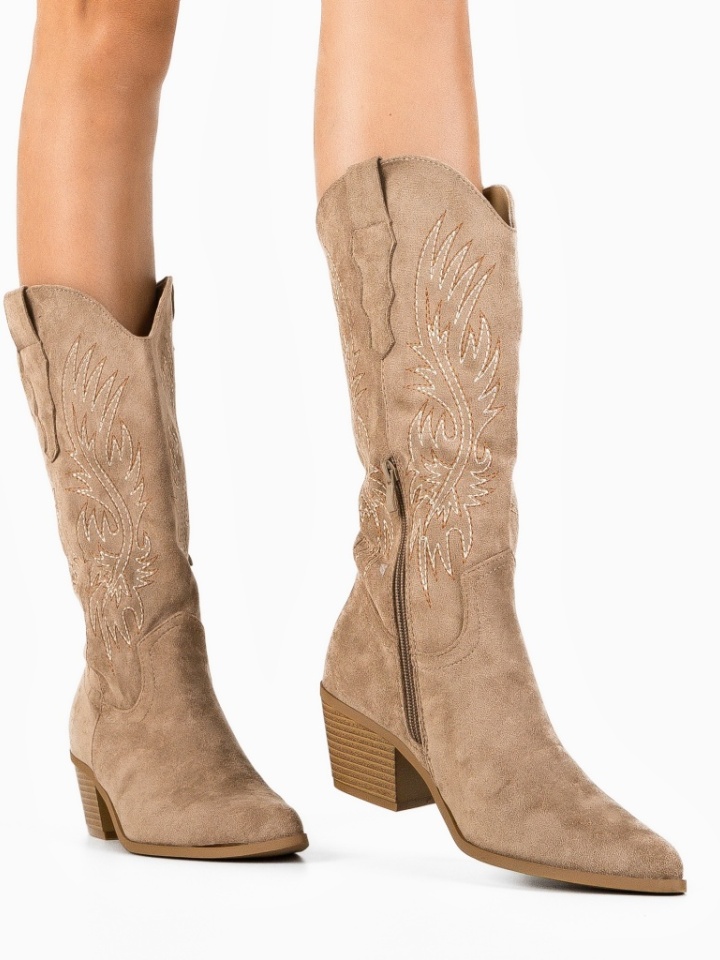 Cizme dama Chikelu Khaki