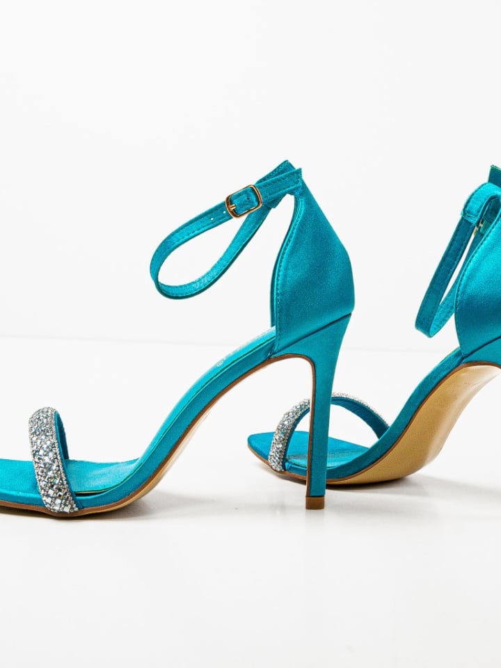 Sandale cu toc Eteset Roz