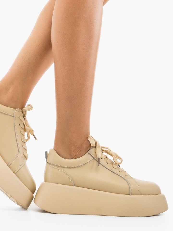 Sneakers dama Silona Bej