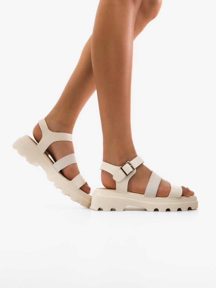 Sandale dama Leyla Argintii