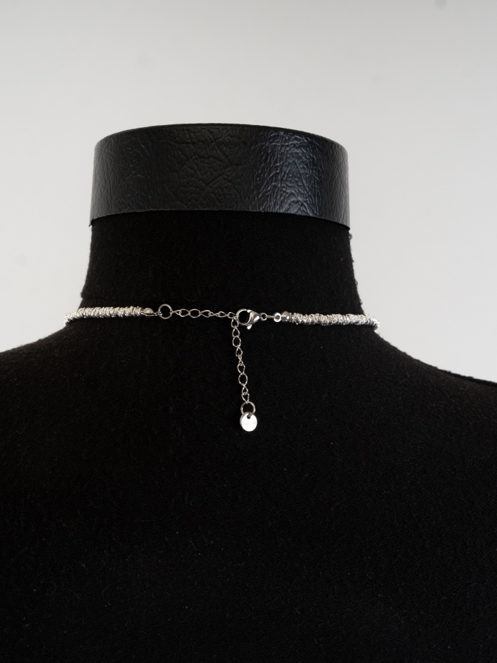 Colier Bybbs Argintiu 2