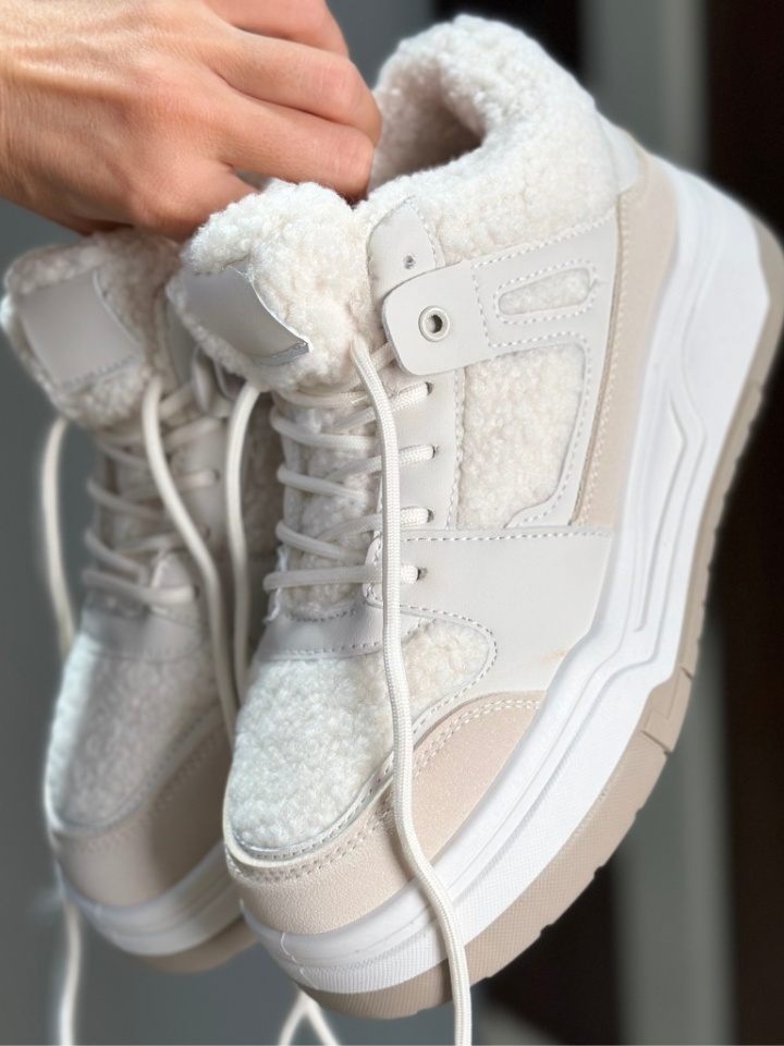 Sneakersi dama Pupujen Bej