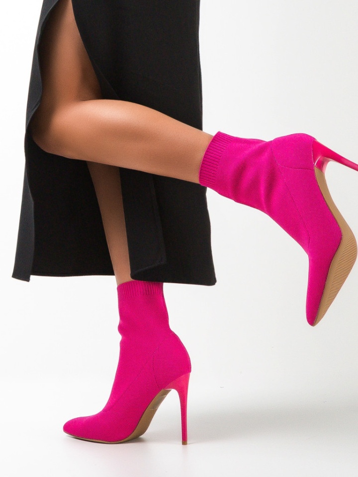 Botine dama Gluty Fuchsia