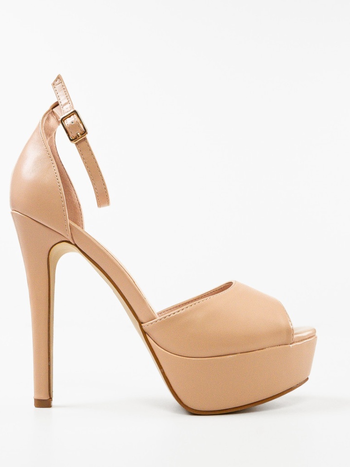 Sandale cu toc Remiel Negre