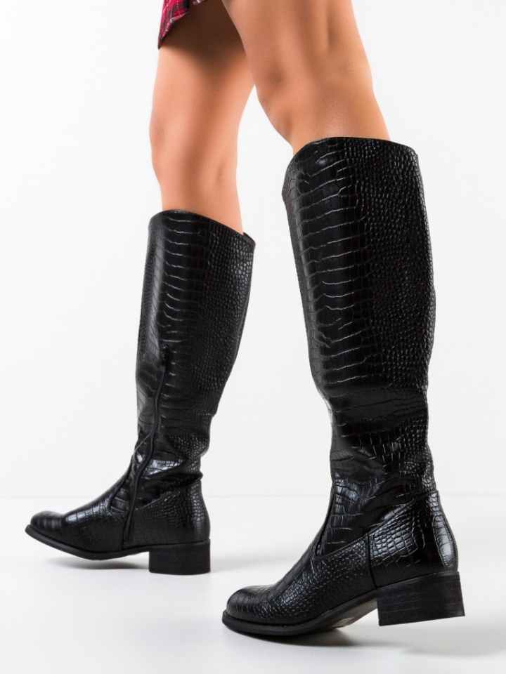 Cizme dama Selin Negre