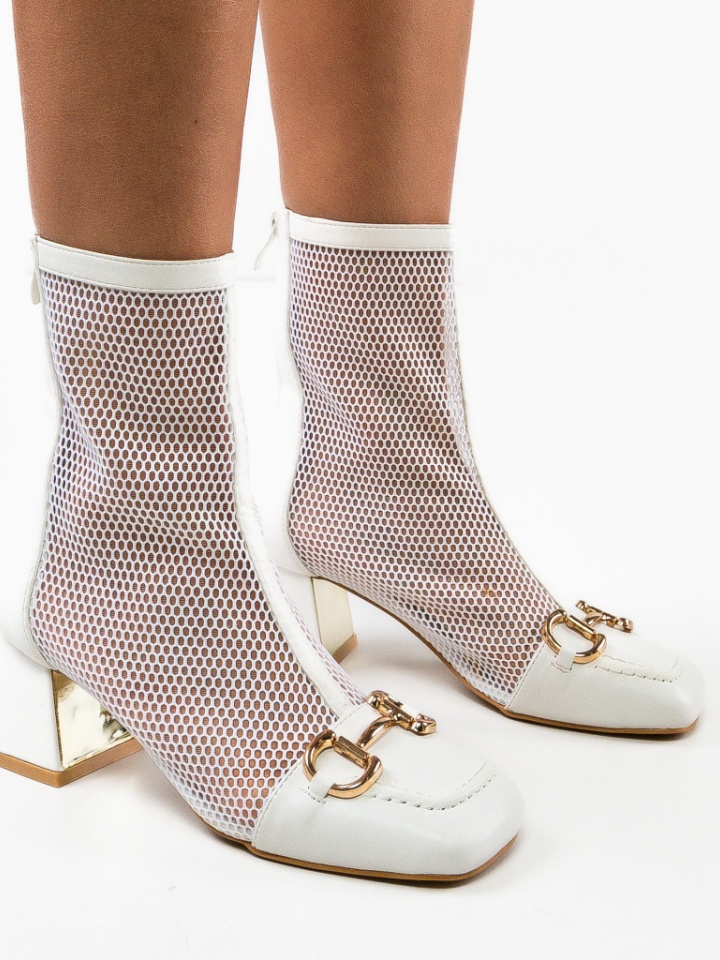 Botine dama Venczel Albe