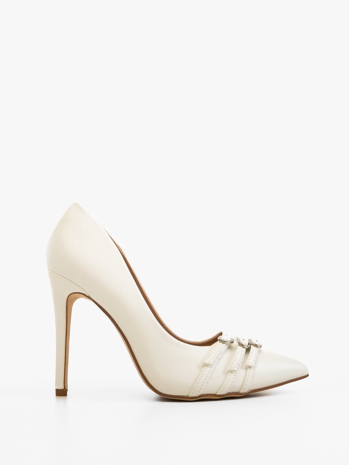 Pantofi stiletto dama Nelso Bej