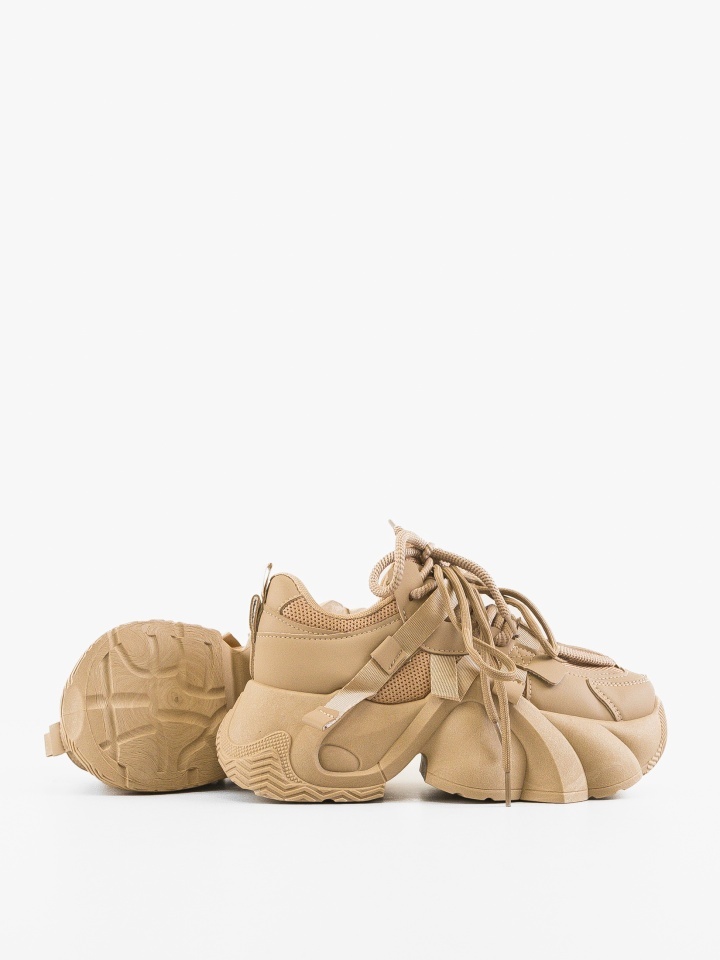 Sneakers dama Thild Bej