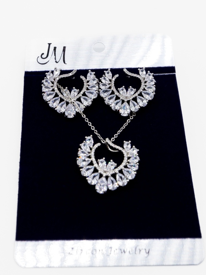 Set bijuterii Edmondo Argintiu