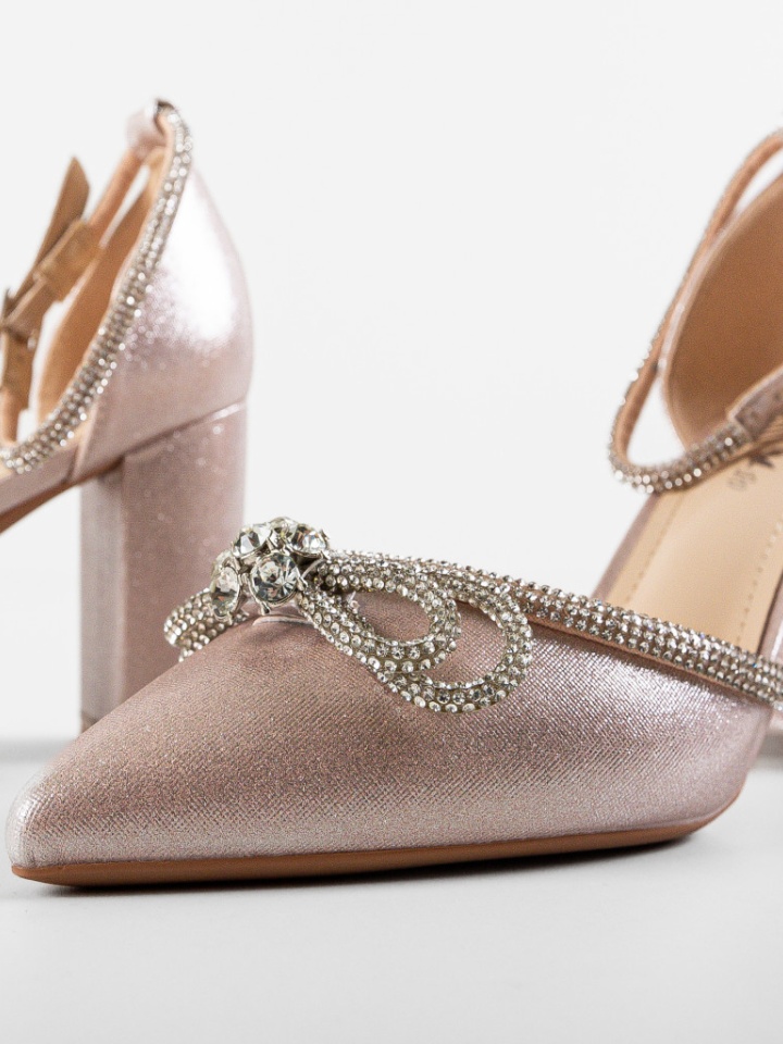 Pantofi cu toc Lester Bej 2