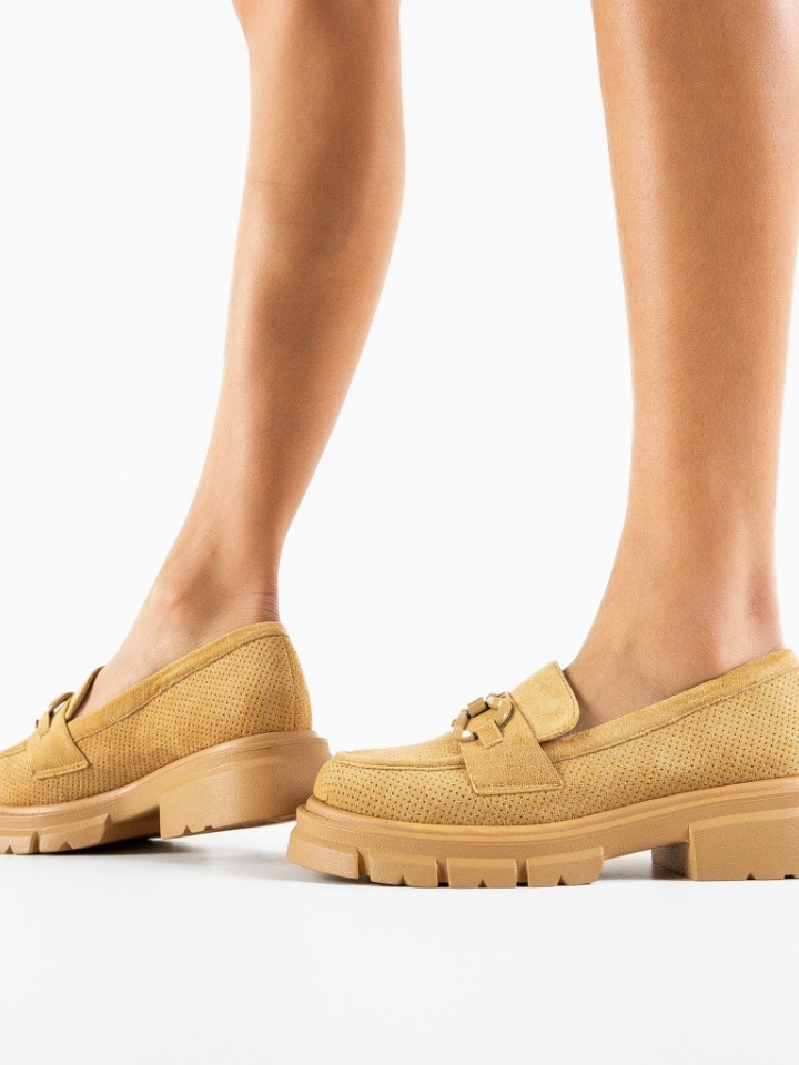 Pantofi casual Dafa Bej