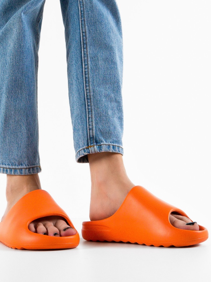 Papuci dama Elise Portocalii