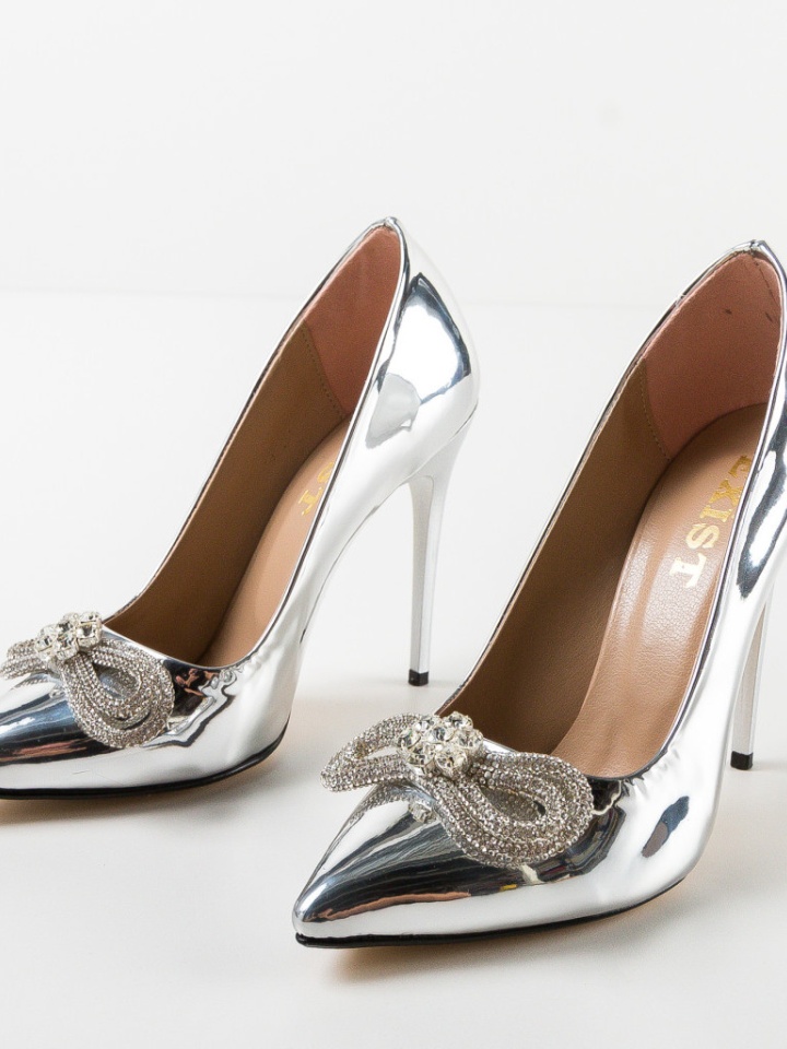 Pantofi dama Famas Argintii