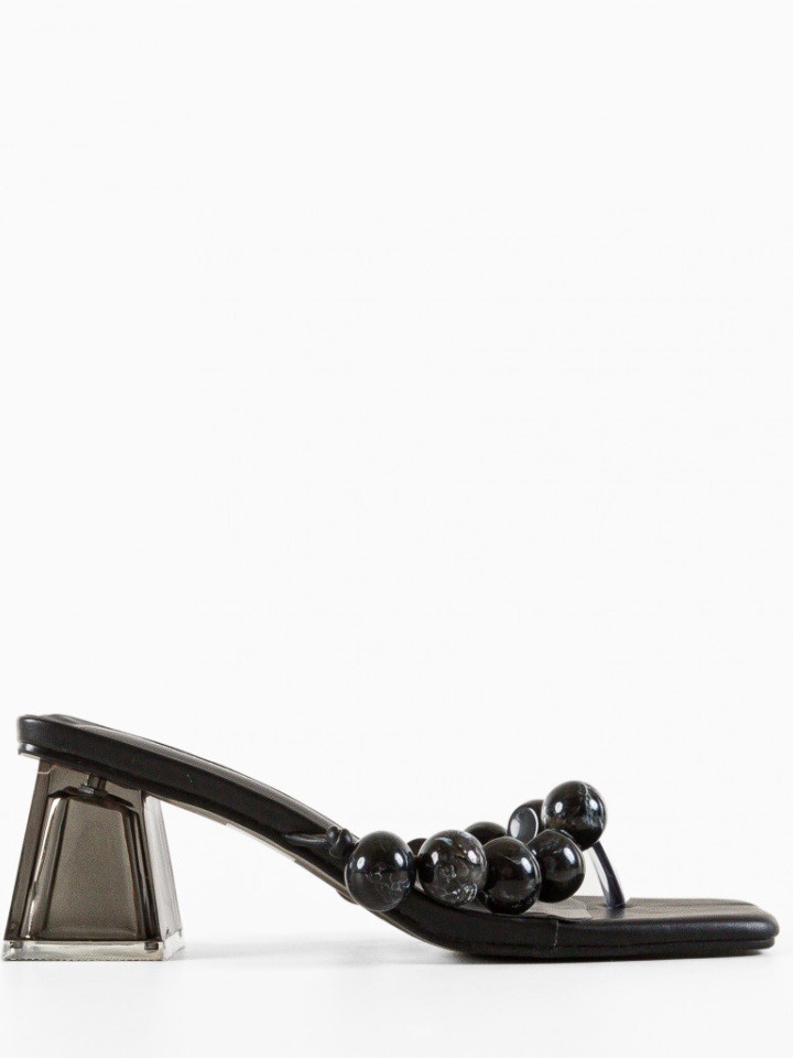 Saboti cu toc Champ Roz