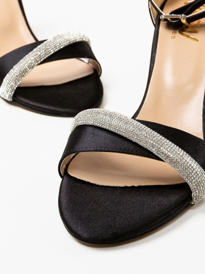 Sandale cu toc Orkestre Albe