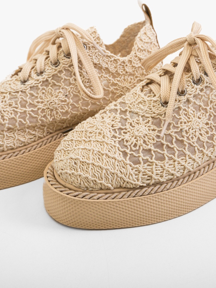 Pantofi Casual Ystory Bej 2