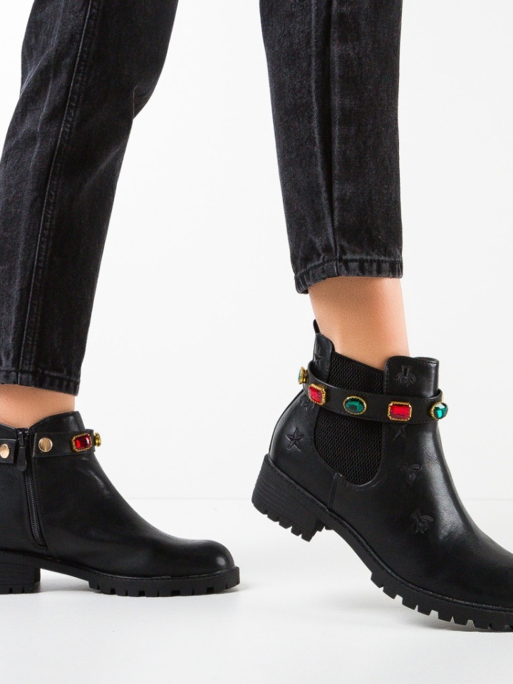 Botine dama Eira Negre