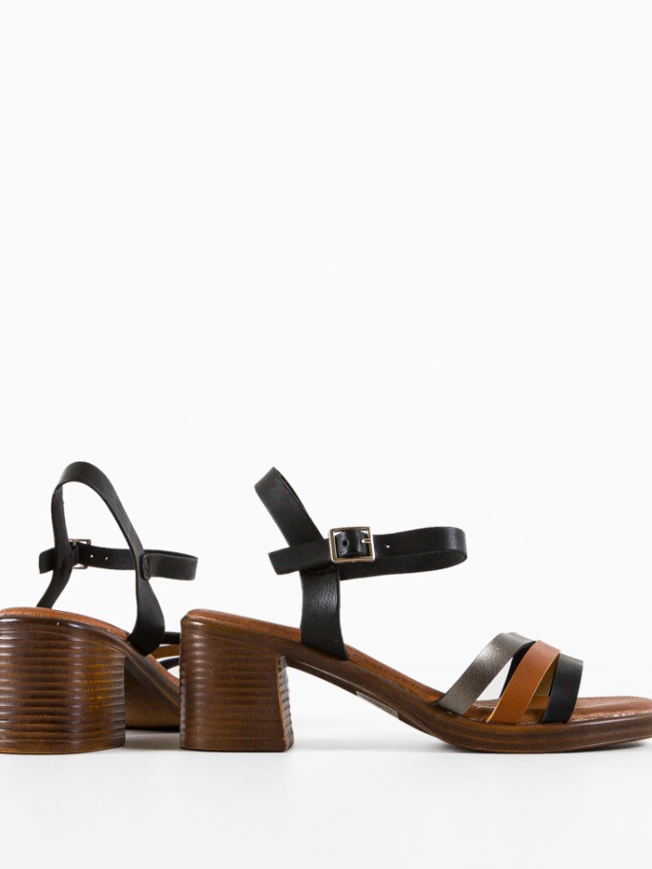 Sandale cu toc Fiore Albe