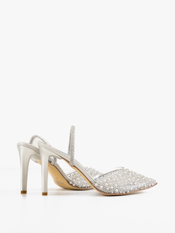 Pantofi dama Beto Argintii